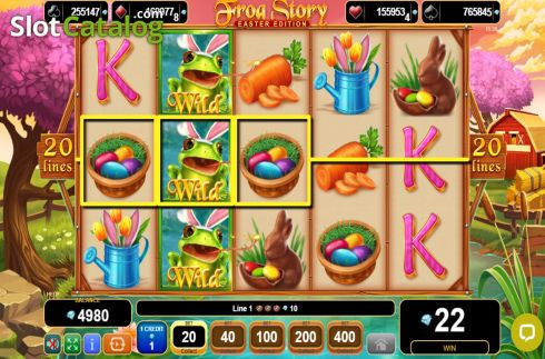 Скрин3. Frog Story Easter Edition слот