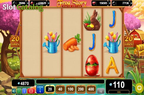 Скрин6. Frog Story Easter Edition слот