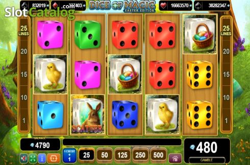 Скрин2. Dice of Magic Easter Edition слот