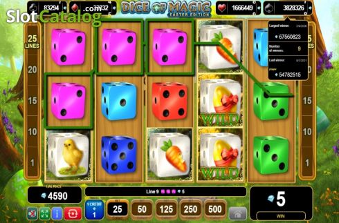 Скрин4. Dice of Magic Easter Edition слот