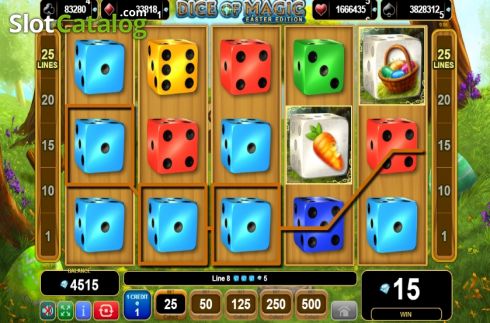 Скрин3. Dice of Magic Easter Edition слот