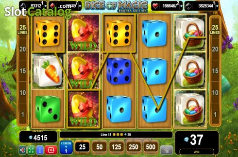 Скрин5. Dice of Magic Easter Edition слот