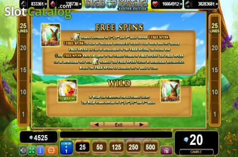 Скрин7. Dice of Magic Easter Edition слот