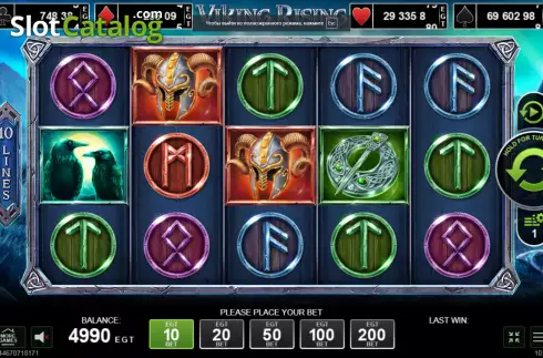 Скрин2. Viking Rising слот