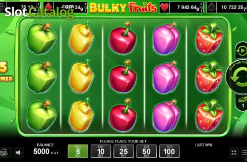 Скрин2. Bulky Fruits слот