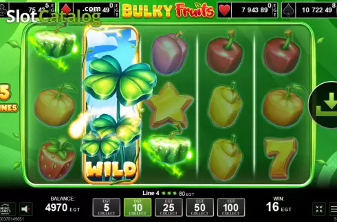 Скрин3. Bulky Fruits слот