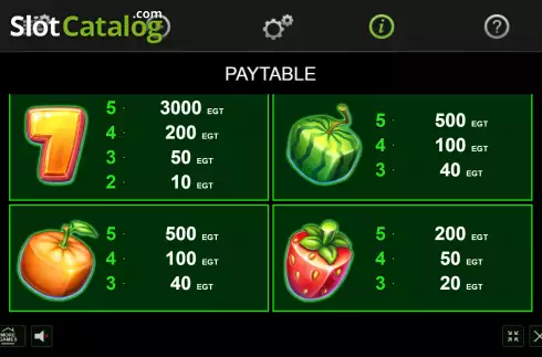 Скрин8. Bulky Fruits слот
