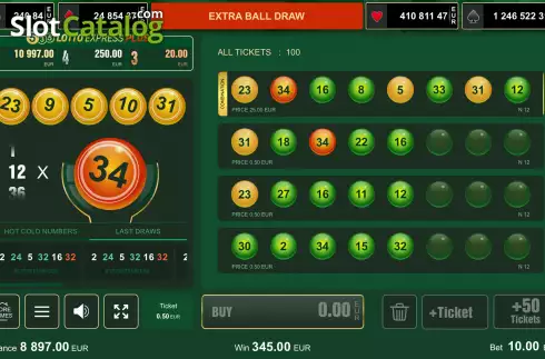 Скрин5. Lotto Express 5/35 Plus слот