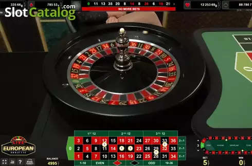Скрин3. Live European Roulette (Amusnet Interactive) слот