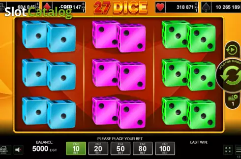 Скрин2. 27 Dice слот