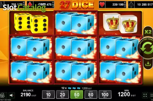 Скрин4. 27 Dice слот