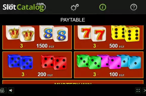 Скрин6. 27 Dice слот