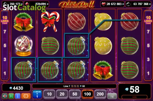 Скрин3. Dice & Roll Christmas Edition слот