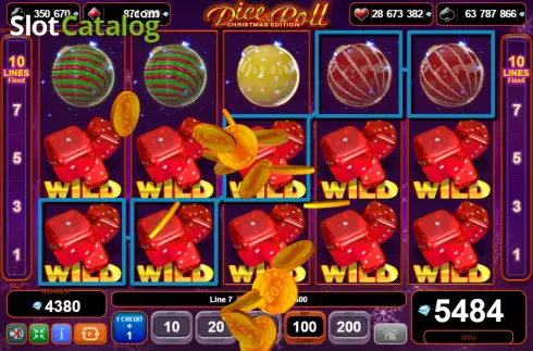 Скрин4. Dice & Roll Christmas Edition слот