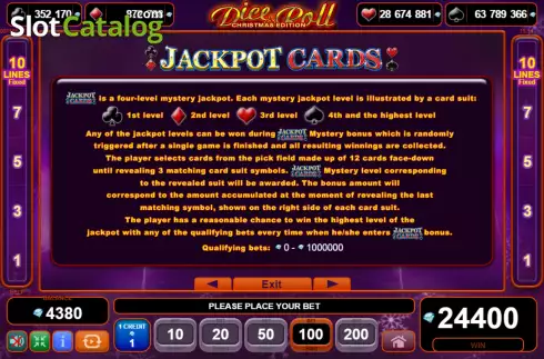 Скрин6. Dice & Roll Christmas Edition слот