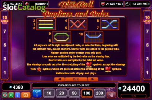 Скрин8. Dice & Roll Christmas Edition слот