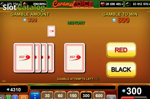 Скрин6. Caramel Dice Christmas Edition слот