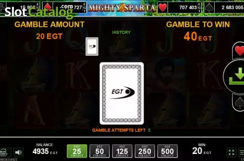 Скрин4. Mighty Sparta слот