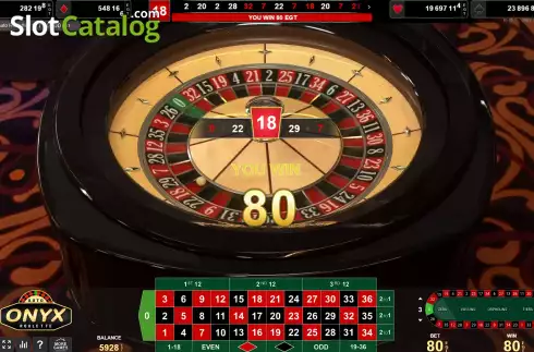 Скрин4. Onyx Roulette слот