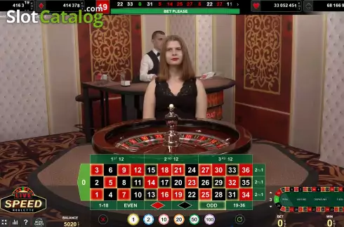 Скрин2. Live Speed Roulette (Amusnet Interactive) слот