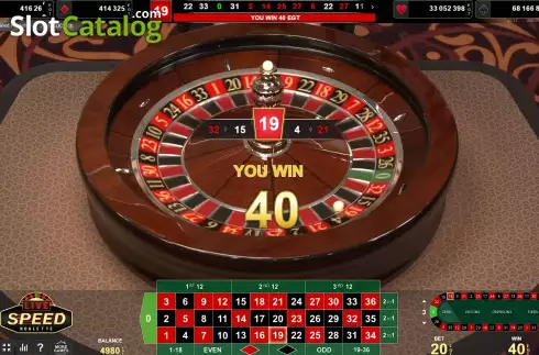 Скрин4. Live Speed Roulette (Amusnet Interactive) слот