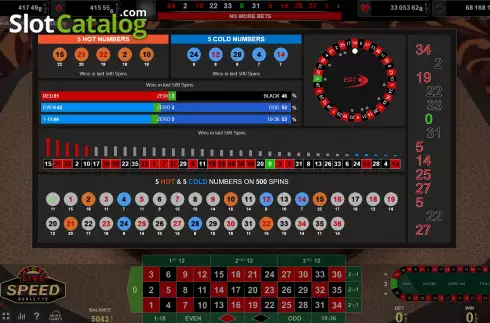 Скрин7. Live Speed Roulette (Amusnet Interactive) слот