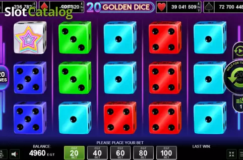 Скрин2. 20 Golden Dice слот