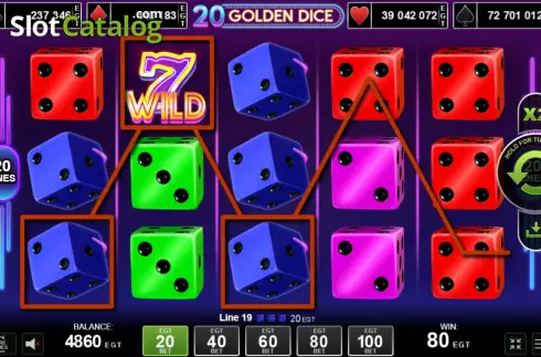 Скрин3. 20 Golden Dice слот