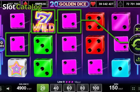 Скрин4. 20 Golden Dice слот