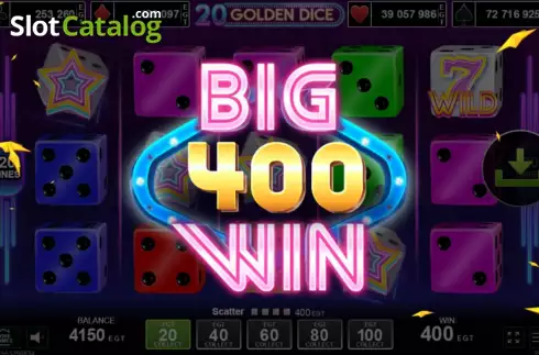 Скрин5. 20 Golden Dice слот