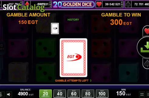 Скрин6. 20 Golden Dice слот