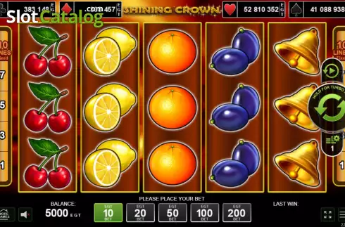 Скрин2. Shining Crown (Amusnet) слот