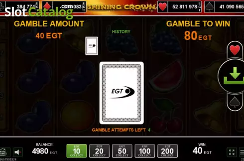 Скрин5. Shining Crown (Amusnet) слот