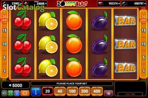 Скрин2. 20 Hot Blast слот