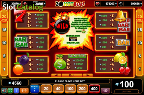 Скрин5. 20 Hot Blast слот