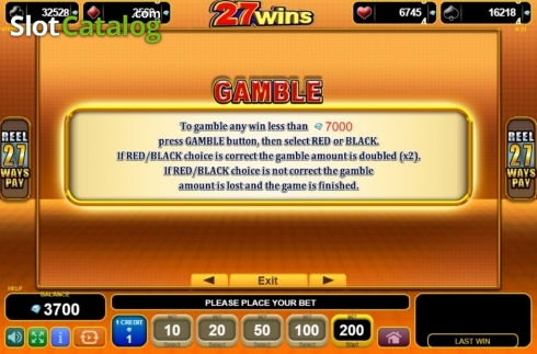 Скрин9. 27 Wins слот