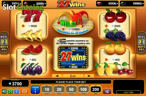 Скрин7. 27 Wins слот