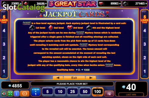 Скрин8. 5 Great Star слот