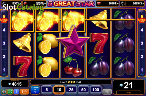 Скрин5. 5 Great Star слот