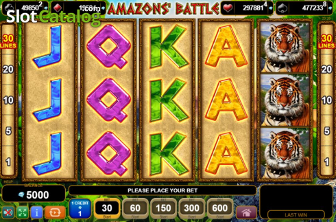 Скрин2. 50 Amazons' Battle слот