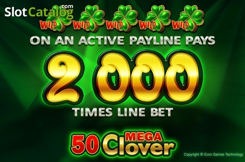 Скрин3. 50 Mega Clover слот