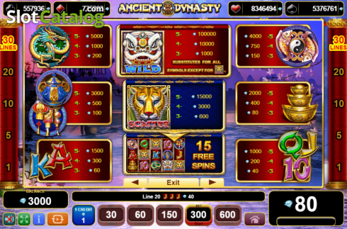 Скрин8. Ancient Dynasty слот
