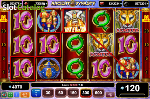 Скрин3. Ancient Dynasty слот