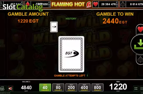 Скрин5. Flaming Hot 6 reels слот