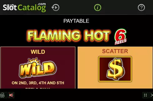Скрин6. Flaming Hot 6 reels слот