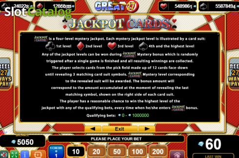 Скрин9. Great 27 слот