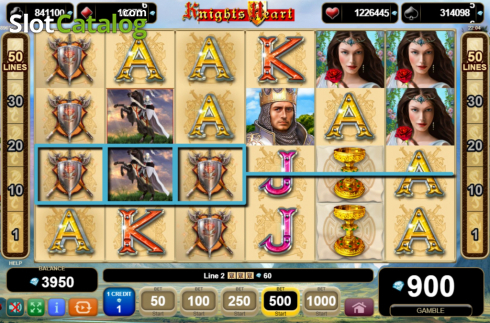 Скрин3. Knights Heart слот
