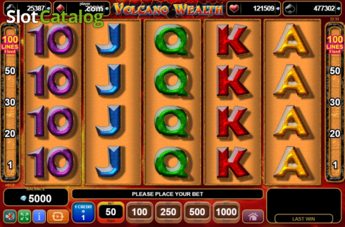 Скрин3. Volcano Wealth слот