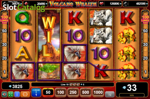 Скрин5. Volcano Wealth слот