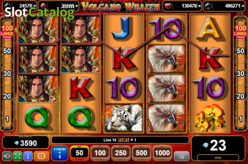 Скрин6. Volcano Wealth слот